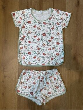 LAKE Pajamas Pima Shorts Set in Garden Vine